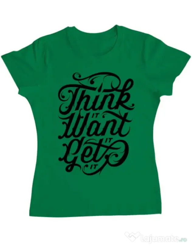Tricou ADLER dama Think it Verde mediu