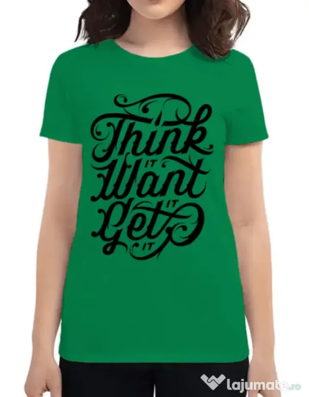 Tricou ADLER dama Think it Verde mediu