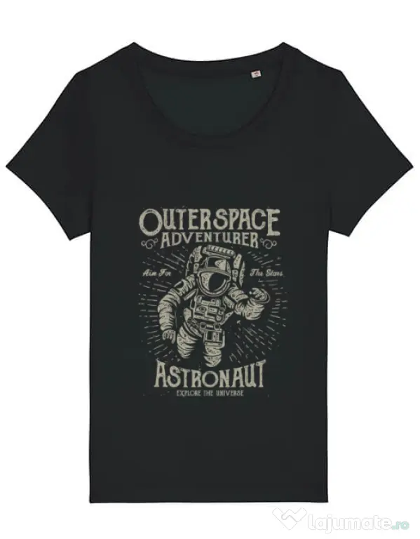 Tricou STANLEY STELLA dama Astronaut Negru