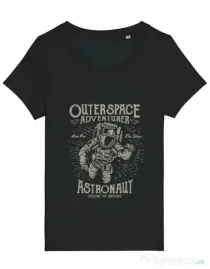 Tricou STANLEY STELLA dama Astronaut Negru
