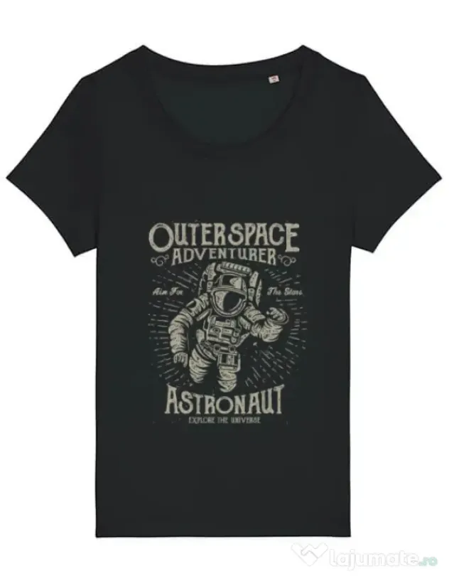 Tricou STANLEY STELLA dama Astronaut Negru