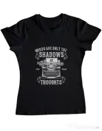 Tricou ADLER dama Shadows Of Thoughts Negru