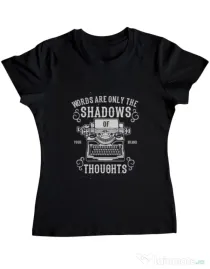Tricou ADLER dama Shadows Of Thoughts Negru
