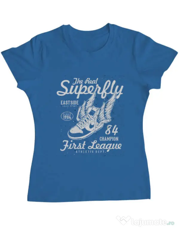 Tricou ADLER dama Superfly Albastru azuriu