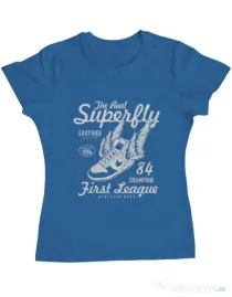 Tricou ADLER dama Superfly Albastru azuriu