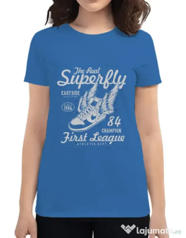 Tricou ADLER dama Superfly Albastru azuriu