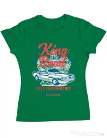 Tricou ADLER dama King Of The Road Verde mediu