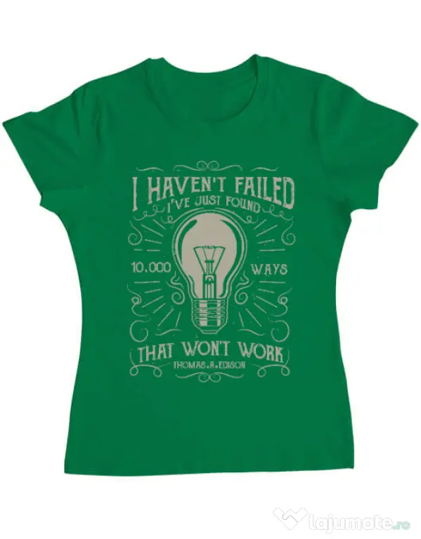 Tricou ADLER dama 10000 Ways Verde mediu