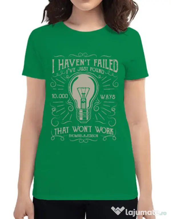 Tricou ADLER dama 10000 Ways Verde mediu
