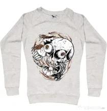 Bluza ADLER dama Coffee Addict Migdala melanj