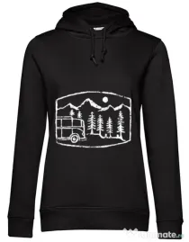 Hoodie dama cu gluga Vanture Negru