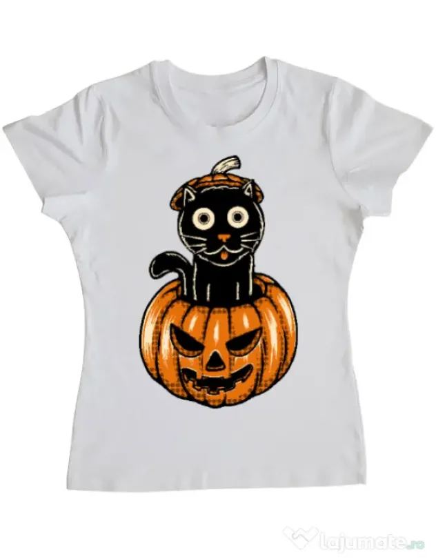 Tricou ADLER dama Pumpcat Alb