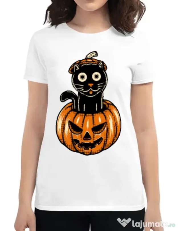 Tricou ADLER dama Pumpcat Alb
