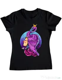 Tricou ADLER dama Queen Negru