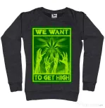 Bluza ADLER dama High zombies Negru melanj