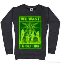 Bluza ADLER dama High zombies Negru melanj