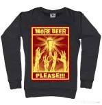 Bluza ADLER dama Thirsty zombies Negru melanj