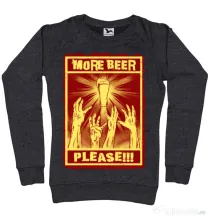 Bluza ADLER dama Thirsty zombies Negru melanj