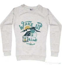 Bluza ADLER dama Wake up and drink a coffee Migdala melanj