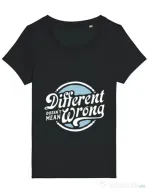 Tricou STANLEY STELLA dama Different Doesnt Mean Wrong Negru