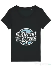 Tricou STANLEY STELLA dama Different Doesnt Mean Wrong Negru