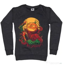 Bluza ADLER dama Pumpkinhead Butcher Negru melanj
