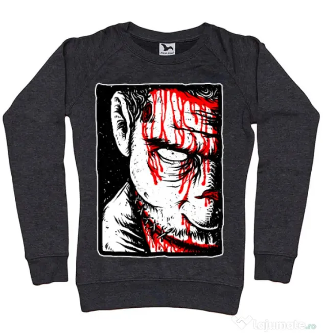 Bluza ADLER dama Zomblood Negru melanj
