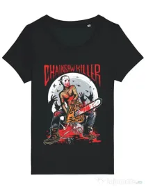 Tricou STANLEY STELLA dama Chainsaw killer Negru