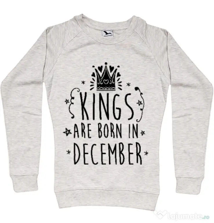 Bluza ADLER dama Kings are born in December Migdala melanj
