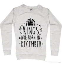 Bluza ADLER dama Kings are born in December Migdala melanj