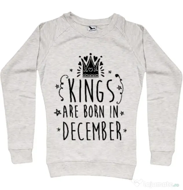 Bluza ADLER dama Kings are born in December Migdala melanj