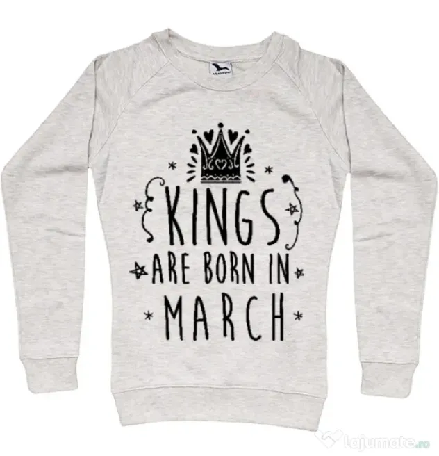 Bluza ADLER dama Kings are born in March Migdala melanj