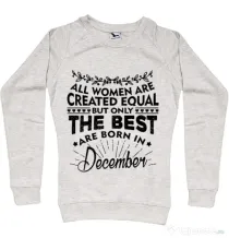 Bluza ADLER dama The best women are born in December Migdala melanj