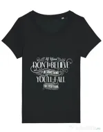Tricou STANLEY STELLA dama Believe in something Negru