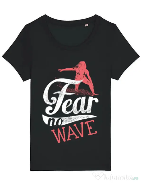 Tricou STANLEY STELLA dama Fear no wave Negru