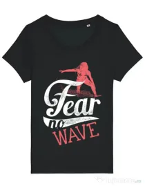 Tricou STANLEY STELLA dama Fear no wave Negru