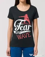 Tricou STANLEY STELLA dama Fear no wave Negru