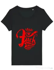 Tricou STANLEY STELLA dama Fuck yeah Negru