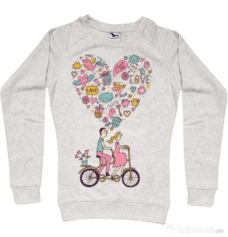 Bluza ADLER dama Love trip Migdala melanj