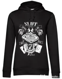 Hoodie dama cu gluga Las vegas Negru