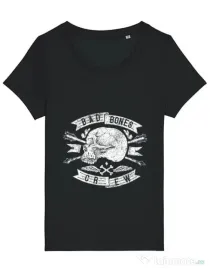 Tricou STANLEY STELLA dama Skull symbol Negru