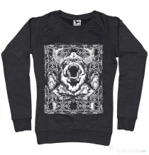 Bluza ADLER dama Viking rage Negru melanj