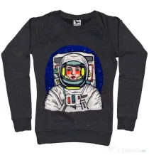 Bluza ADLER dama I need some space Negru melanj
