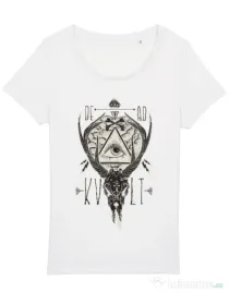 Tricou STANLEY STELLA dama Dead kult Alb