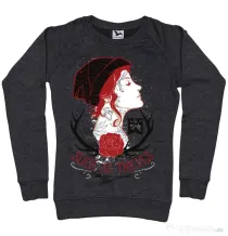 Bluza ADLER dama Slick as thieves Negru melanj