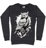 Bluza ADLER dama Owl Negru melanj