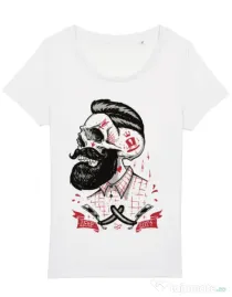 Tricou STANLEY STELLA dama Deep cuts Alb