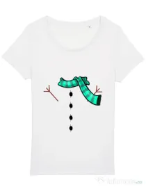 Tricou STANLEY STELLA dama Snowman Alb