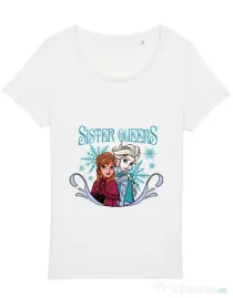 Tricou STANLEY STELLA dama Sister Queens Alb
