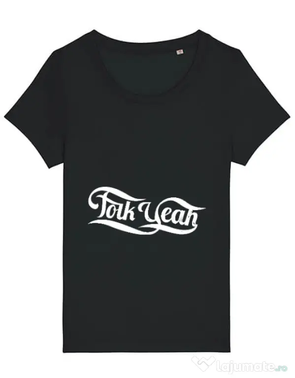 Tricou STANLEY STELLA dama Folk yeah Negru